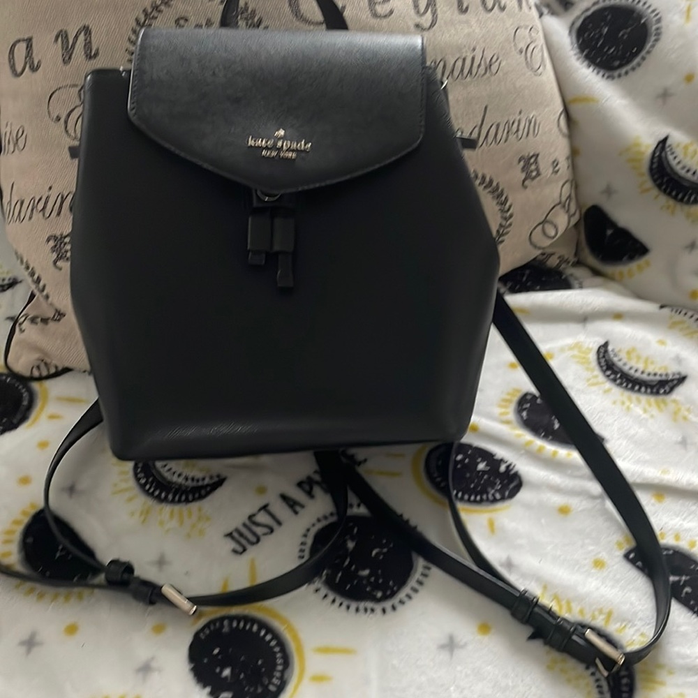 Black Kate spade backpack